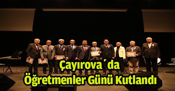Çayırova'da Öğretmenler Günü Kutlandı