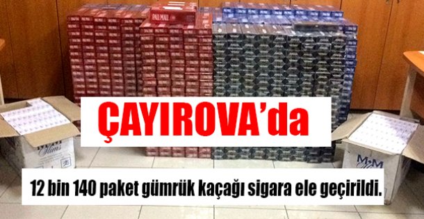 ÇAYIROVA'da OPERASYON !