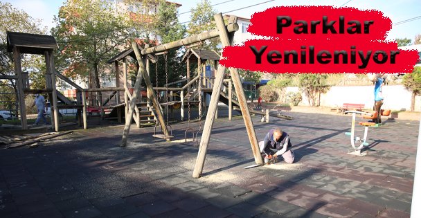Çayırova'da Parklar Yenileniyor