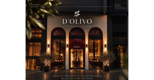 Çayırova'da Yeni İtalyan Restoranı D'Olivo Kapılarını Açıyor