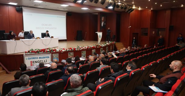 Çayırovada yeni yılın ilk meclis toplantısı gerçekleştirildi