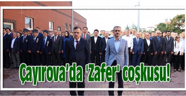 Çayırova'da 'Zafer' coşkusu!