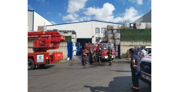 Çayırova'daki yangın korkuttu