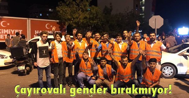 Çayırovalı gençler bırakmıyor!