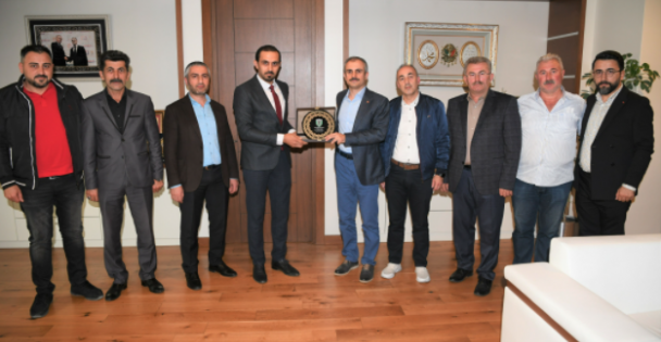Çayırovaspor'dan Başkan Çiftçi 'ye Ziyaret