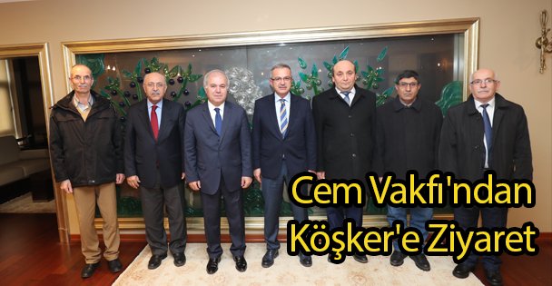 Cem Vakfı'ndan Köşker'e Ziyaret