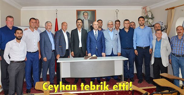Ceyhan tebrik etti!