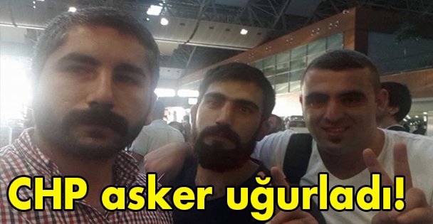 CHP asker uğurladı!