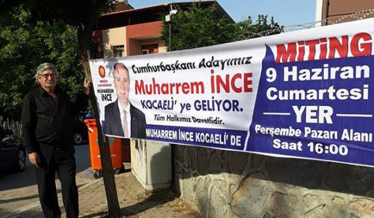 CHP Darıca'dan İnce mitingine davet