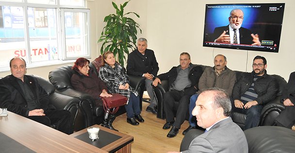 CHP Gebze'den Saadet Partisine ziyaret