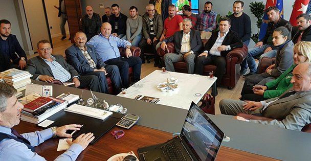 CHP Gebze'den sendika ziyaretleri