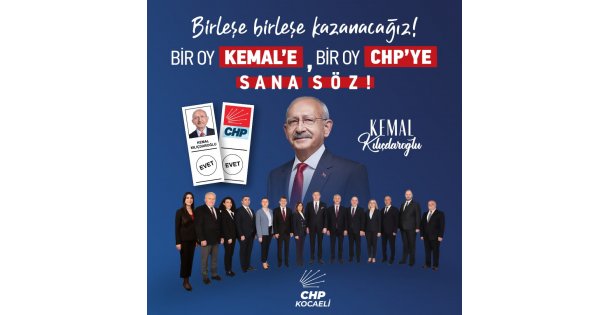 Chp Kocaeli Kurmayları Ve Milletvekili Adaylarının Sandık Başına Gideceği Yerler