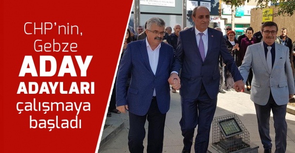 CHP'nin Gebze adayları çalışmaya başladı