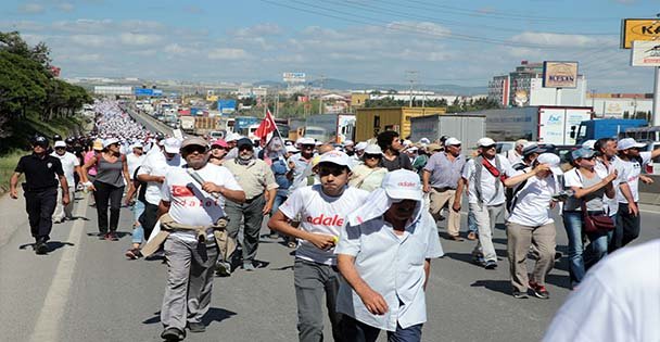CHP'nin Tepki Yürüyüşü