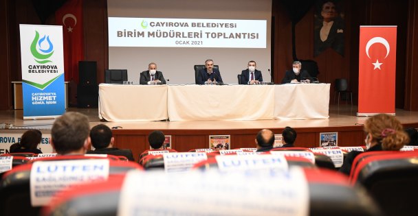 Çiftçi Birim Müdürleriyle  Değerlendirme Yaptı