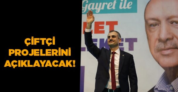 Çiftçi, projelerini açıklayacak!