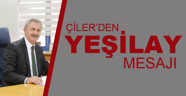 Çiler'den Yeşilay mesajı