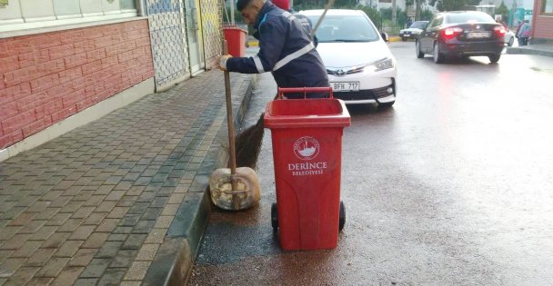 Çınarlı'da Temizlik Mesaisi