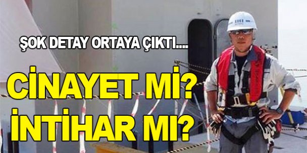 Cinayet mi? İntihar mı?