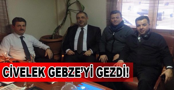 Civelek Gebze'de turladı