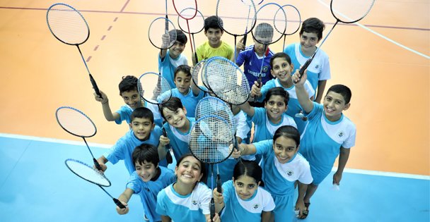 Çocuklar, Badminton sporuyla daha mutlu