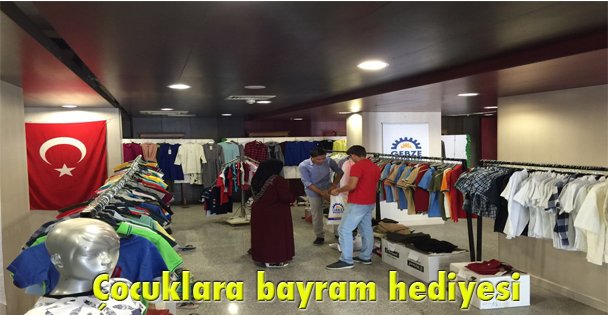 Çocuklara bayram hediyesi