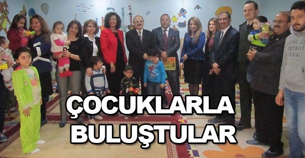 Çocuklarla buluştular