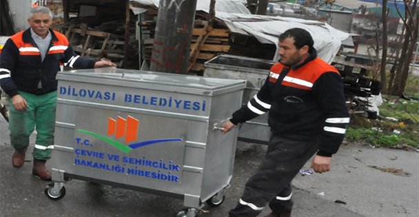 Çöp konteynırları yenileniyor