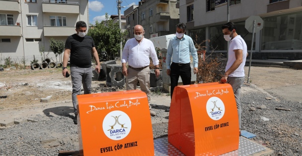 Çöp konteynırları yer altına alınıyor