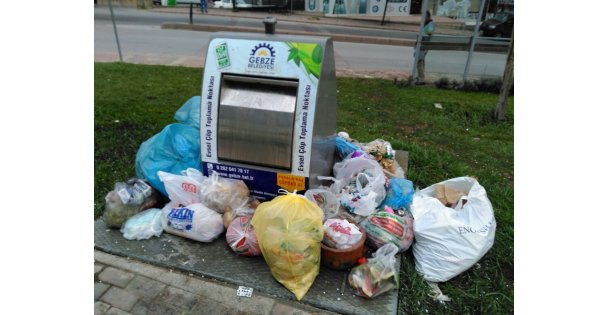 Çöpleri dışarı atmayın!