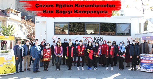 Çözüm Eğitim Kurumlarından Kan Bağışı Kampanyası