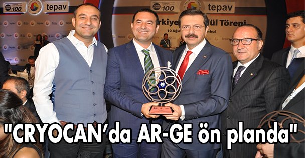 'CRYOCAN'da AR-GE ön planda'