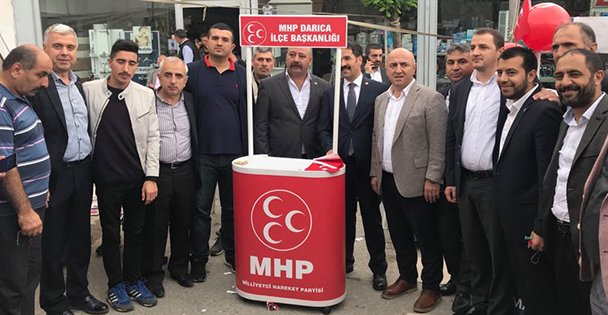 Cumhur İttifakı Darıca'da MHP Standında Buluştu