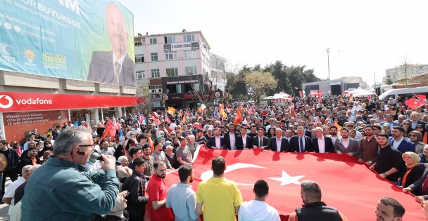 Cumhur İttifakı'ndan Gebze'de coşkulu miting; 'Yeni bir zafer için hazırız, kararlıyız”