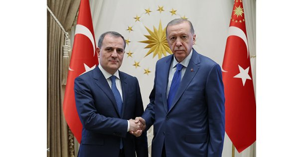 Cumhurbaşkanı Erdoğan, Azerbaycan Dışişleri Bakanı Bayramov'u Kabul Etti