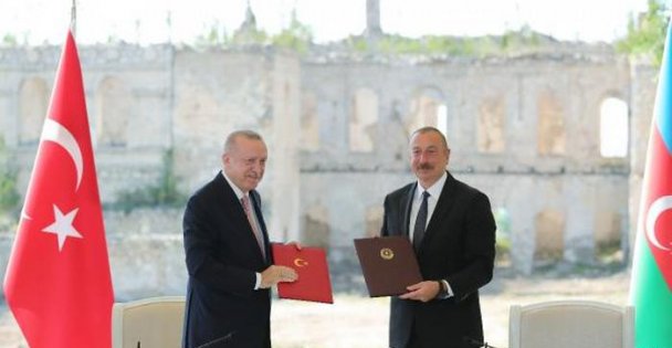 Cumhurbaşkanı Erdoğan Azerbaycan Şuşa'da