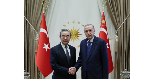 Cumhurbaşkanı Erdoğan, Çin Halk Cumhuriyeti Dışişleri Bakanı Wang Yi'yi kabul etti