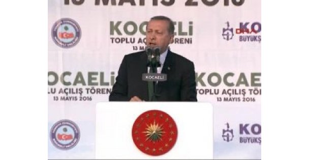 Cumhurbaşkanı Erdoğan İzmit'te