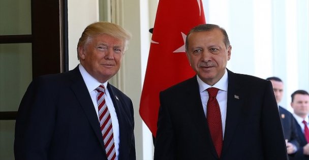 Cumhurbaşkanı Trump ile  telefonda görüştü