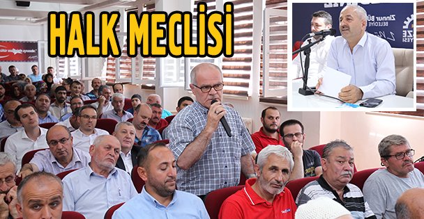 Cumhuriyet Mahallesi'nde Halk meclisi