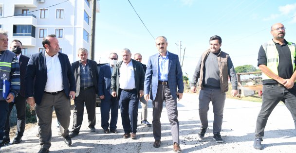 Cumhuriyet'te asfalt çalışması