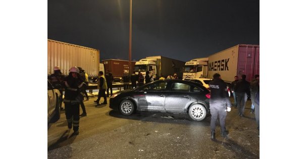 D-100'de 13 Araç Birbirine Girdi, Ortalık Savaş Alanına Döndü