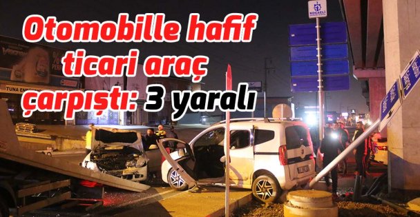 D-100'de kaza: 3 yaralı