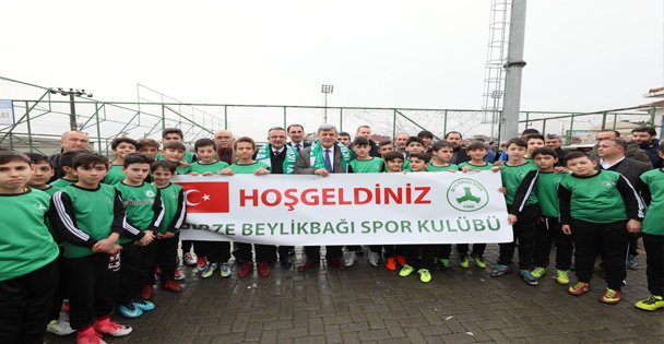 ‘'Daha güzel spor alanları yapacağız''
