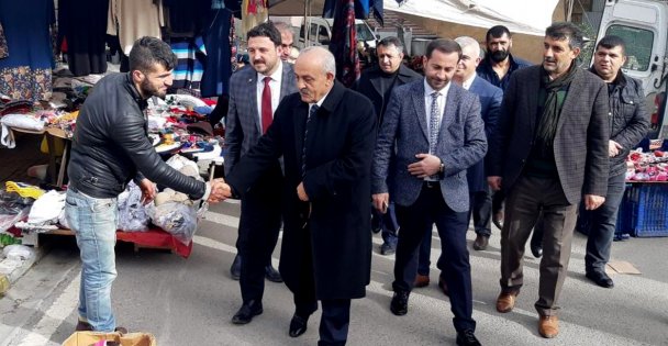 Dalkılıç'tan esnaf ziyareti