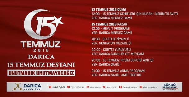 Darıca 15 Temmuz'da Nöbette Olacak