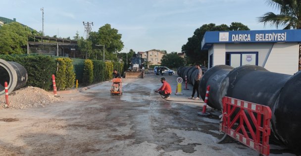 DARICA BALYANOZ KOYUNA YENİ YAĞMUR SUYU HATTI