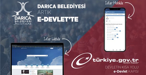 Darıca Belediyesi artık e-Devlet'te