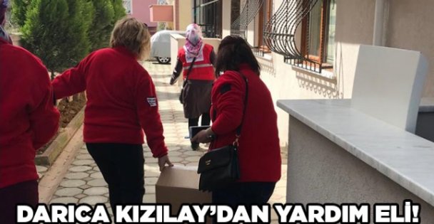 Darıca Kızılay'dan yardım eli!