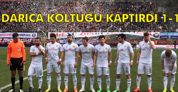 Darıca koltuğu kaptırdı 1-1